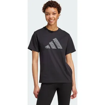 ADIDAS Tričko Adidas se zvířecím motivem XL ČERNÁ