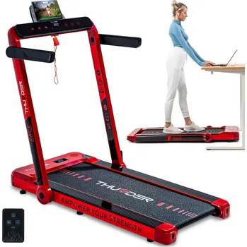 Kardio stroj THUNDER Běžecký pás RACE RED PRO NO SIZE ČERNÁ|ČERVENÁ
