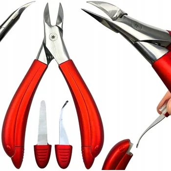 Kleště Kleště na zarostlé nehty Kleštičky Zakřivené Kleštičky Pilník Škrabka