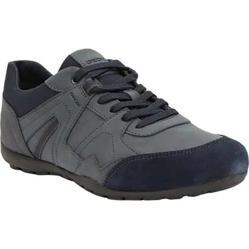Pánské tenisky Pánské volnočasové boty Geox U RAVEX 42 Tmavě šedá, Tmavě modrá