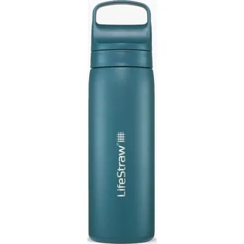 Láhev Cestovní láhev LifeStraw Go 2.0 Steel s filtrem 500 ml laguna teal