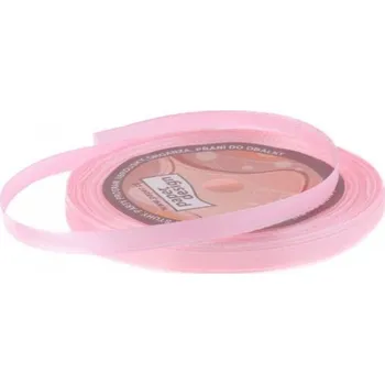 Stuha Stuha saténová 6mm/32m - sv. růžová - 601066