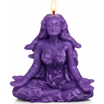 Svíčka Vonná svíčka Matka Příroda | 100 g | Svíčkománie3D | Barva: Fialová