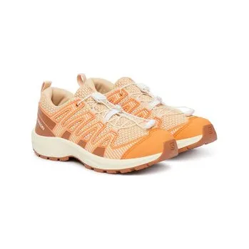 Pánská treková obuv Trekingová obuv Salomon Xa Pro V8 J L49217400 Hnědá 34