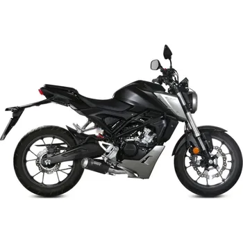 Výfuk pro motocykl Výfuk kompletní 1x1 MIVV MK3 H.076.SM3B Černá nerezová ocel