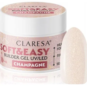 Lak na nehty Claresa stavební gel na nehty Soft&Easy Champagne 45g