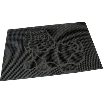Rohožka Gumová vstupní kartáčová rohož Dog - 60 x 40 x 0,8 cm