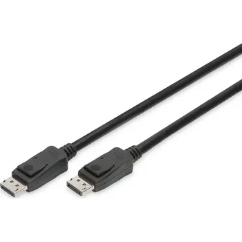 Video kabel DIGITUS Připojovací kabel DisplayPort, DP M / M, 3,0 m, Ultra HD 8K, verze 1.3 / 1.4, bl