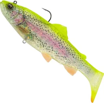 Umělá nástraha Savage Gear 3D Trout Rattle Shad - Clear Lemon Trout - 17 cm - 1636637