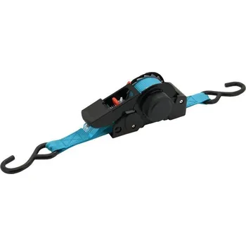 Upínací popruh Popruh s ráčnou a háky samonavíjecí 320daN 3,5m TÜV BLUE WAY COMPASS