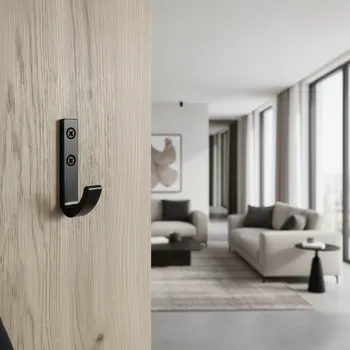 Věšák Interex design Nábytkový věšák FIT Mini / Černý matný