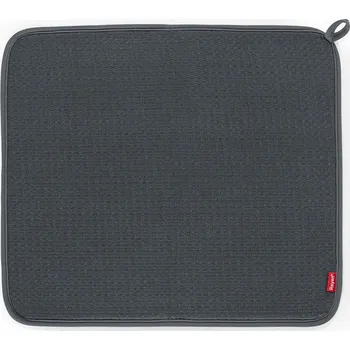 Odkapávač na nádobí RAYEN 40 x 46 cm - vysoce savá podložka na sušení nádobí z mikrovlákna, šedá