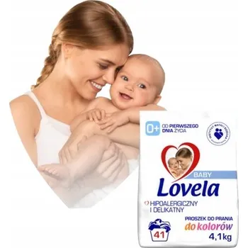 Prací prášek Lovela Baby hypoalergenní prášek na barevné prádlo pro miminka 4,1 kg