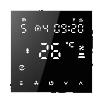 Termostat TERMOSTAT W3FANCOILBLACK WIFI