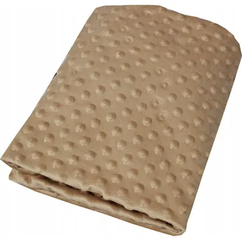 Prostěradlo PROSTĚRADLO S GUMOU MINKY DO POSTÝLKY 120X60 NA MATRACE SVĚTLE BÉŽOVÁ