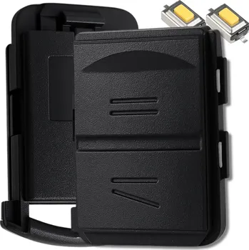 Camerazar Pouzdro dálkového ovladače s klíčem 2 tlačítka pro Opel Corsa C Combo Meriva