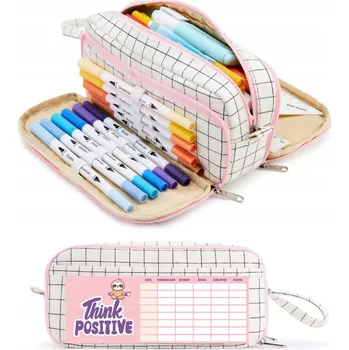 Penál Penál Penál Kosmetická taštička velká 3v1 TŘÍKOMOROVÝ MULTIFUNKČNÍ