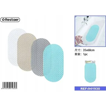 Protiskluzová Podložka do Vany 35x68 cm Oválná