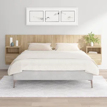 Čelo postele se skříňkami dub sonoma kompozitní dřevo IM_3115718