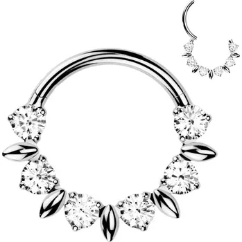 Piercing Šperky4U Piercing segment kruh TITAN - TIT1601-1210