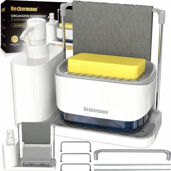 Dávkovač mýdla Kuchyňský dávkovač tekutého mýdla Heckermann KH20039 Bílý