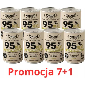 Krmivo pro psa Smart Nature Pure DUCK 95% MASA Monoproteinové krmivo pro psy Balení 7+1