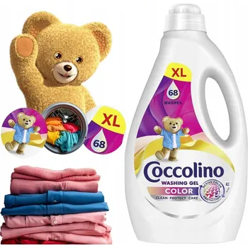 Prací gel Coccolino Care Color Gel na Praní Barevného Prádla 2.72 l (68 praní)