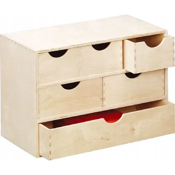 Úložný box Krabice s víkem přírodní