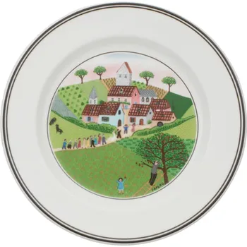 Talíř Villeroy & Boch Pečivový talíř Design Naif, Ø 17 cm, Svatba 10-2337-2664