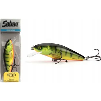 Umělá nástraha WOBLER SALMO Okoun PLOVOUCÍ 8cm - QPH008