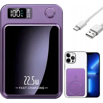 Powerbanka POWERBANKA MAGSAFE BEZDRÁTOVÁ INDUKČNÍ MALÁ MINI 10000 mAh