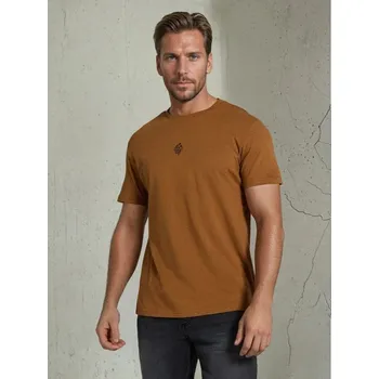 Sinsay - Bavlněná košilka s potiskem - hnědá - 821GP-82X - 821GP-82X-XL