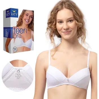 Podprsenka Key vyztužená podprsenka bílá velikost 65AA