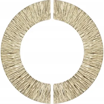 Nábytkové kování Nábytková úchytka rýhovaná dekorativní SYSTEM zlatá, šampaňská zlatá 160mm