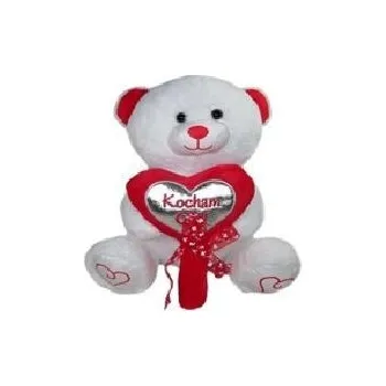 plyšák Plyšová Hračka Medvídek "Miluji Tě" se srdcem - 48 cm - Valentýn