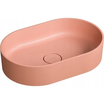 Umyvadlo Umyvadlo na desku oválné Omnires Ovo 55 cm béžové