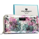 Peterson Dámská kožená peněženka PTN PX25-1-NPK růžová v krabičce RFID