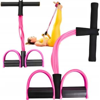 EXPANDER GUMA NA CVIČENÍ BŘICHA PROTAHOVÁNÍ POSILOVACÍ GUMA FITNESS SADA