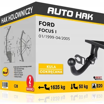 Tažné zařízení Tažné zařízení Ford FOCUS I 1998-2005 7pin