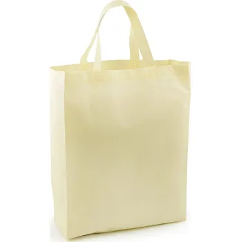 Taška z netkané textilie 30x37 cm, střední, 1 béžová nejsv.