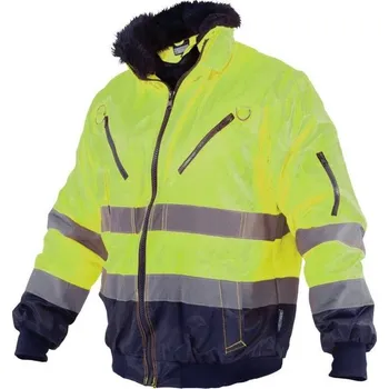 Pánská softshellová bunda Bunda pilotka, multifunkční, 3 v1, XXL, žlutá STALCO