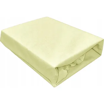 Prostěradlo PROSTĚRADLO S GUMOU BAVLNĚNÝ SATÉN 140X200 KRÉMOVÁ BARVA