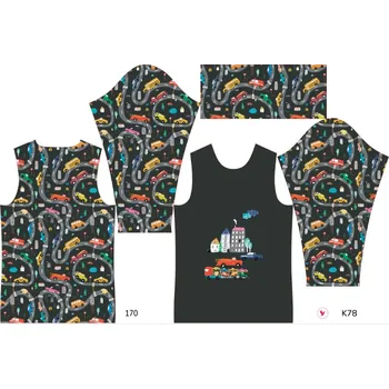 Panel na dětský termo rolák 170 barevná auta