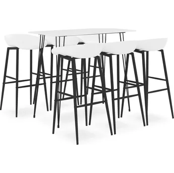 Jídelní set zahrada-XL 7dílný barový set bílý 3057424
