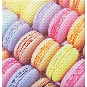 Papírový ubrousek Ubrousky PAW Softpoint Sweet Macarons 20ks Sweet Macarons