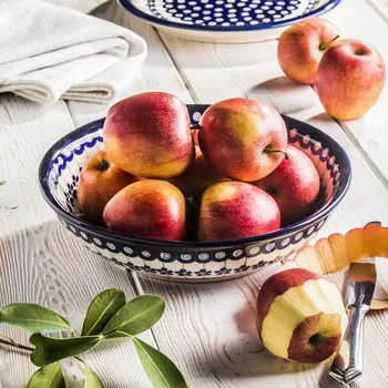 Mísa / talíř Bolesławiec 1,3 l - dek. 166A (druhá třída)