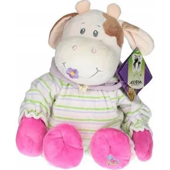 plyšák Plyšová Hračka BABY KRAVIČKA V KALHOTKÁCH 28 cm Axiom AX-3341