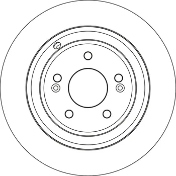 Brzdový kotouč Brzdový kotouč TRW DF6814