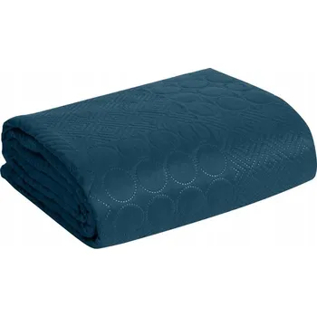 Přehoz na lůžko Přehoz na postel Eurofirany polyester 220 cm x 240 cm modrý