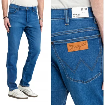 Pánské džíny Pánské džíny rovného střihu Wrangler RIVER 36/30